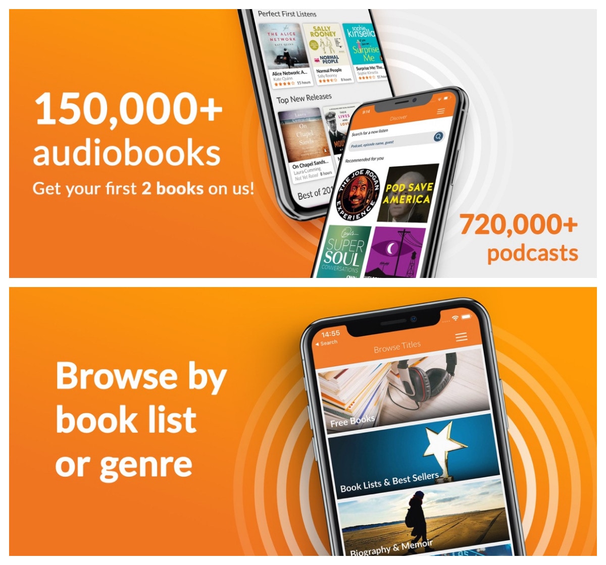 Audiobooks app for iPad and iPhone
