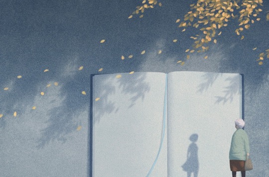 Illustrations about books - Jungho Lee - Getting younger