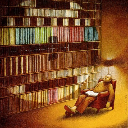Illustrations about books - Pawel Kuczynski - Break in transmission