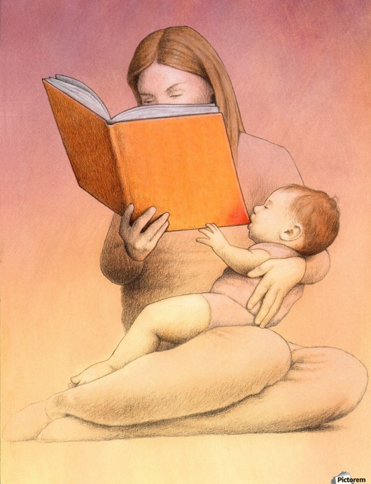Illustrations about books - Pawel Kuczynski - Eating time