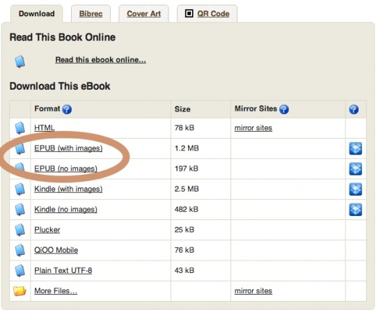 Project Gutenberg- free Kobo ebooks