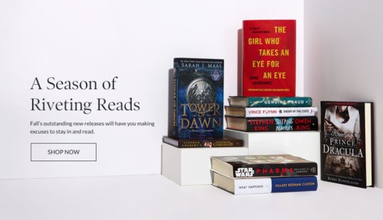 The biggest books for fall 2017 by Barnes & Noble