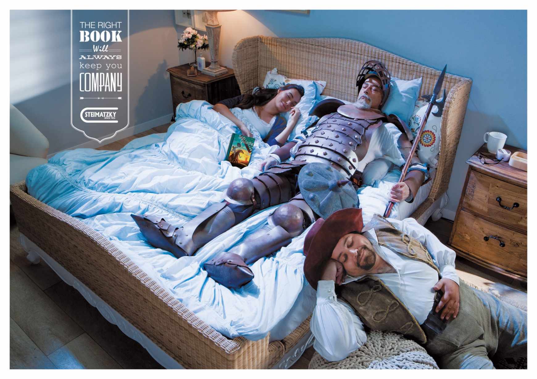 The right book will always keep you company - Don Quixote