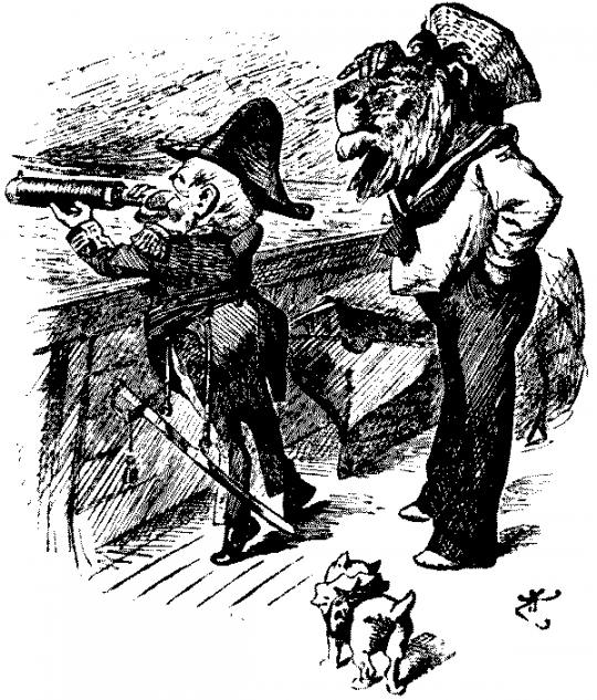 Illustration from Mr. Punch on the Warpath