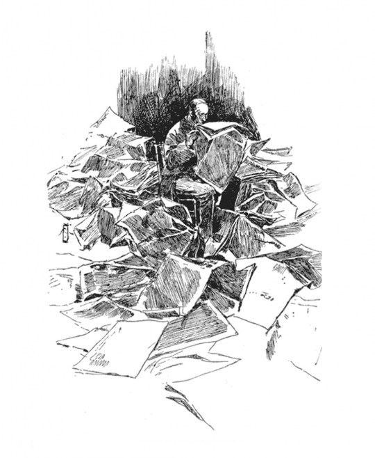 Reading the Sunday newspapers